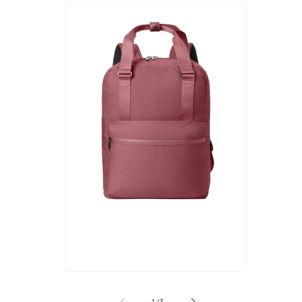 Mercer & Mettle Claremont Handled Everyday Backpack - Rosewood - Picture 7 of 7